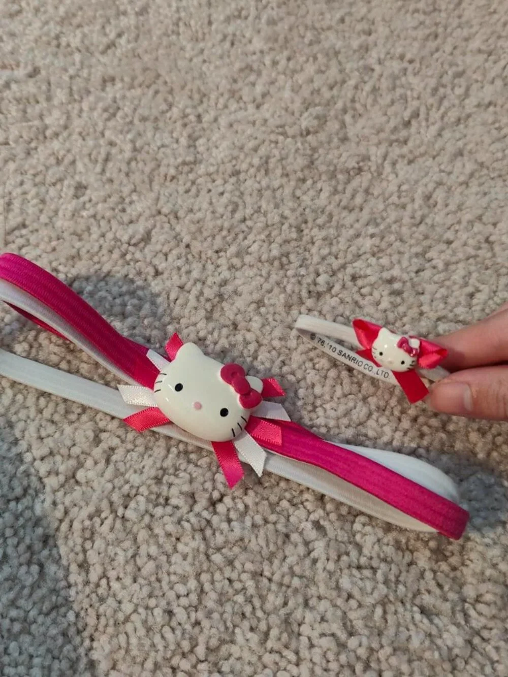 Hello Kitty headband and matching bracelet